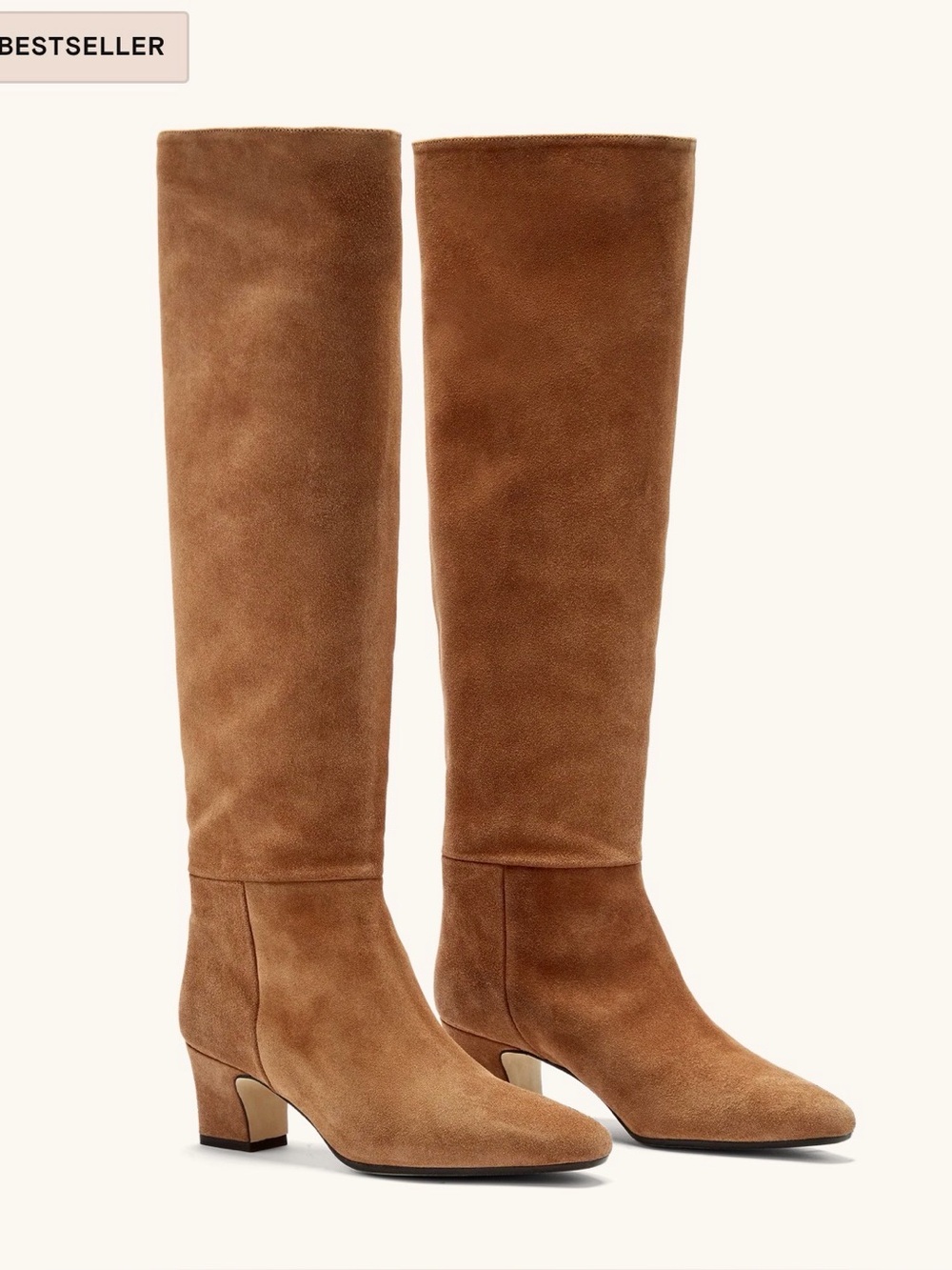 Inez Belen knee high boots in Toffee Suede size 6.5 M